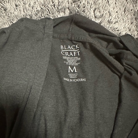 Black craft cult “love me like my demons do” no pockets, long thin cardigan - Picture 3 of 4